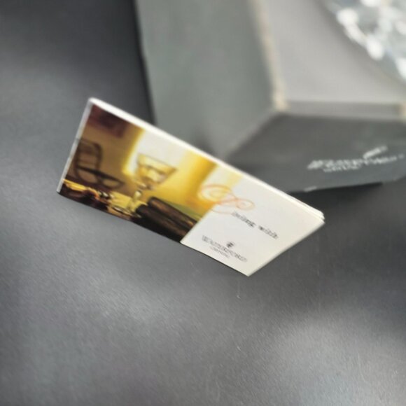 Waterford Crystal Ankglo Bowl 6" Diamond Cut Footed Beauty in Box JJ3832 - Picture 6 of 15